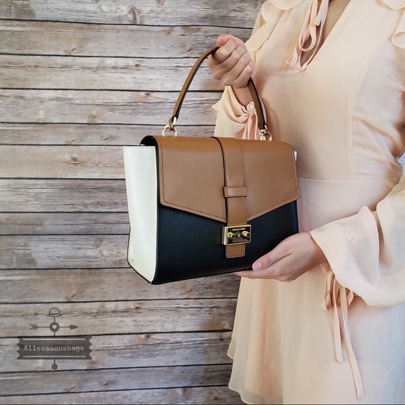 NWT Michael Kors Mauve Medium Messenger Satchel - Picture 4 of 8